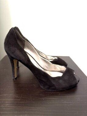 GUESS by Marciano suede peep-toe stiletto heels
